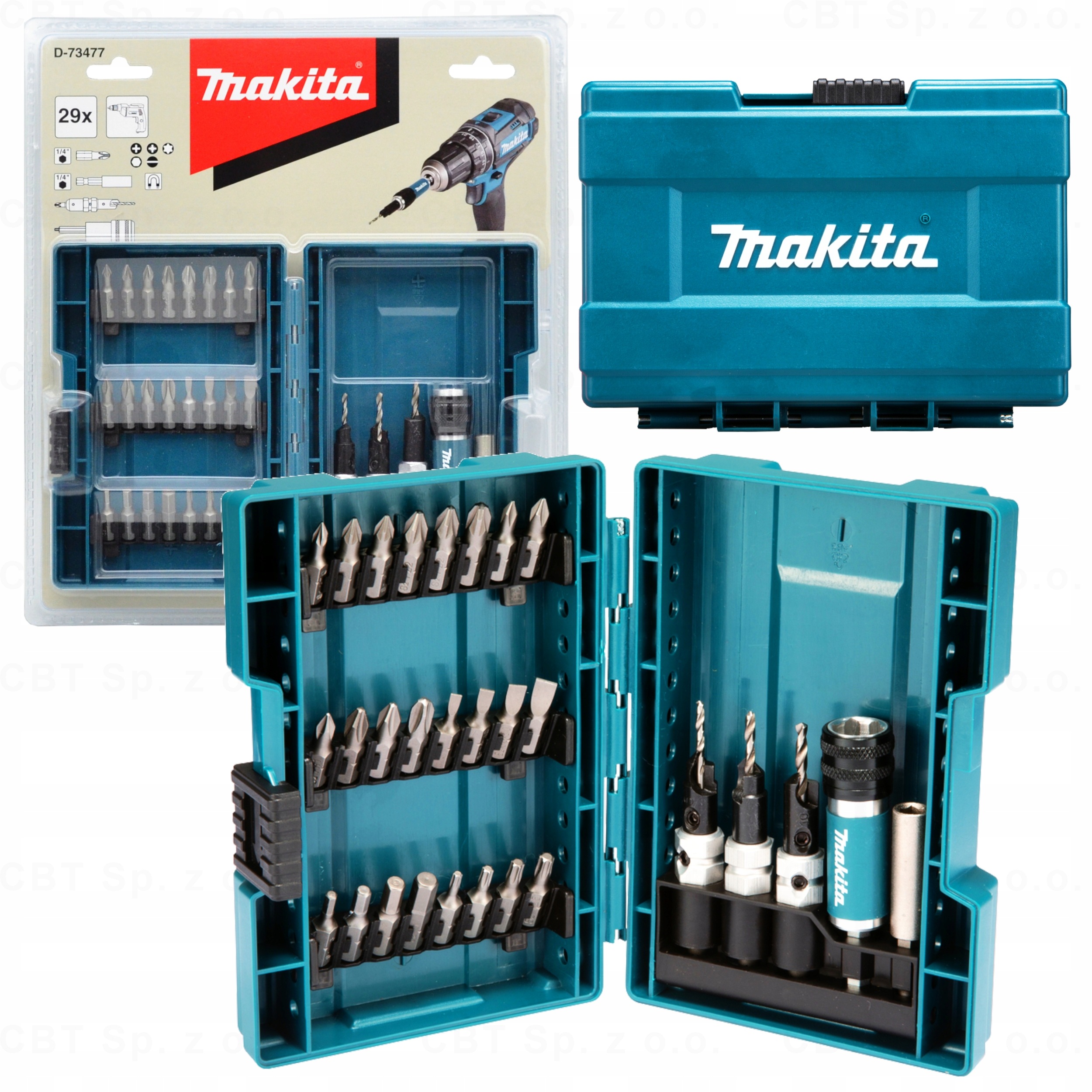 Zestaw Bitów I Wierteł Makita 29 Sztuk Bity Ph Pz Torx Uchwyt Magnetyczny