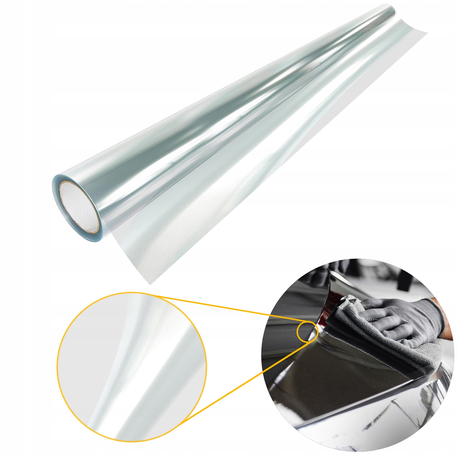 Fólie bezbarvá ochranná Samolepicí pro polepování auta