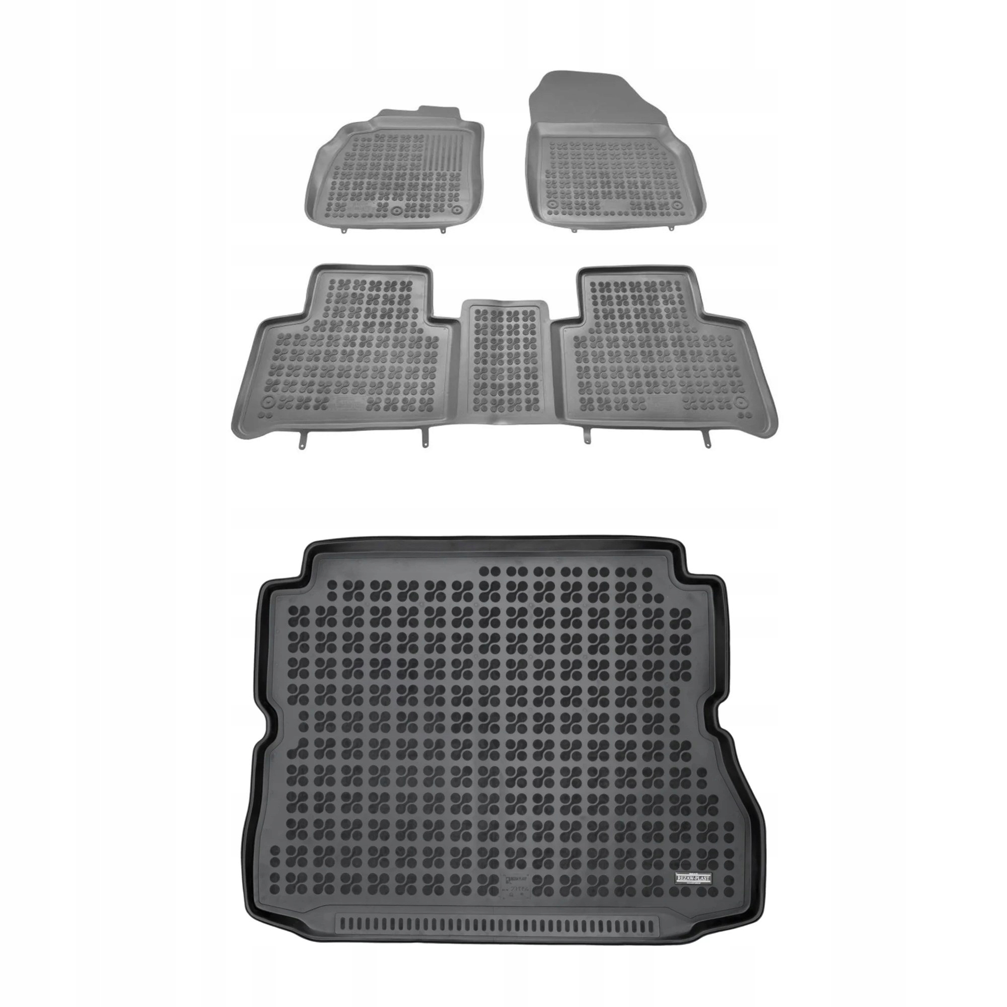 Gumová sada kobercov a rohoží pre Renault Grand Scenic III 2009-2016 7 osôb