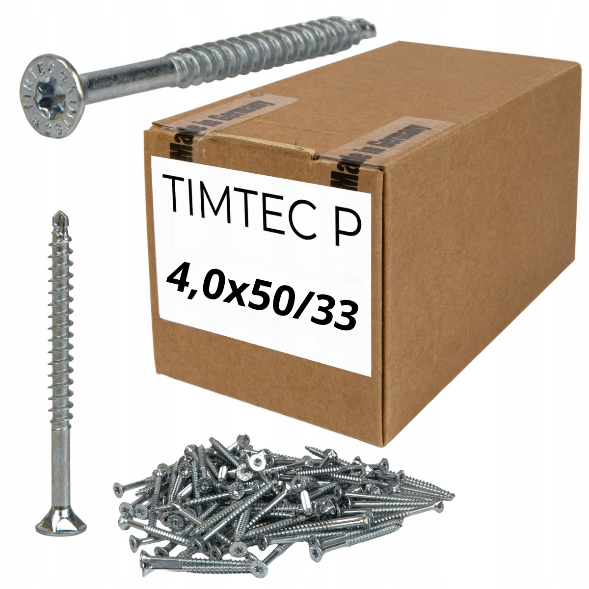 Šrouby do dřeva Timtec 4,0X50/33 SIT20 500 ks