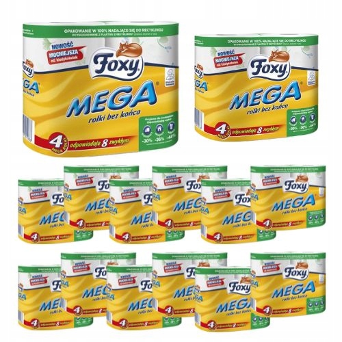 

Foxy Papier Toaletowy Długi 56 rol Pakiet XL
