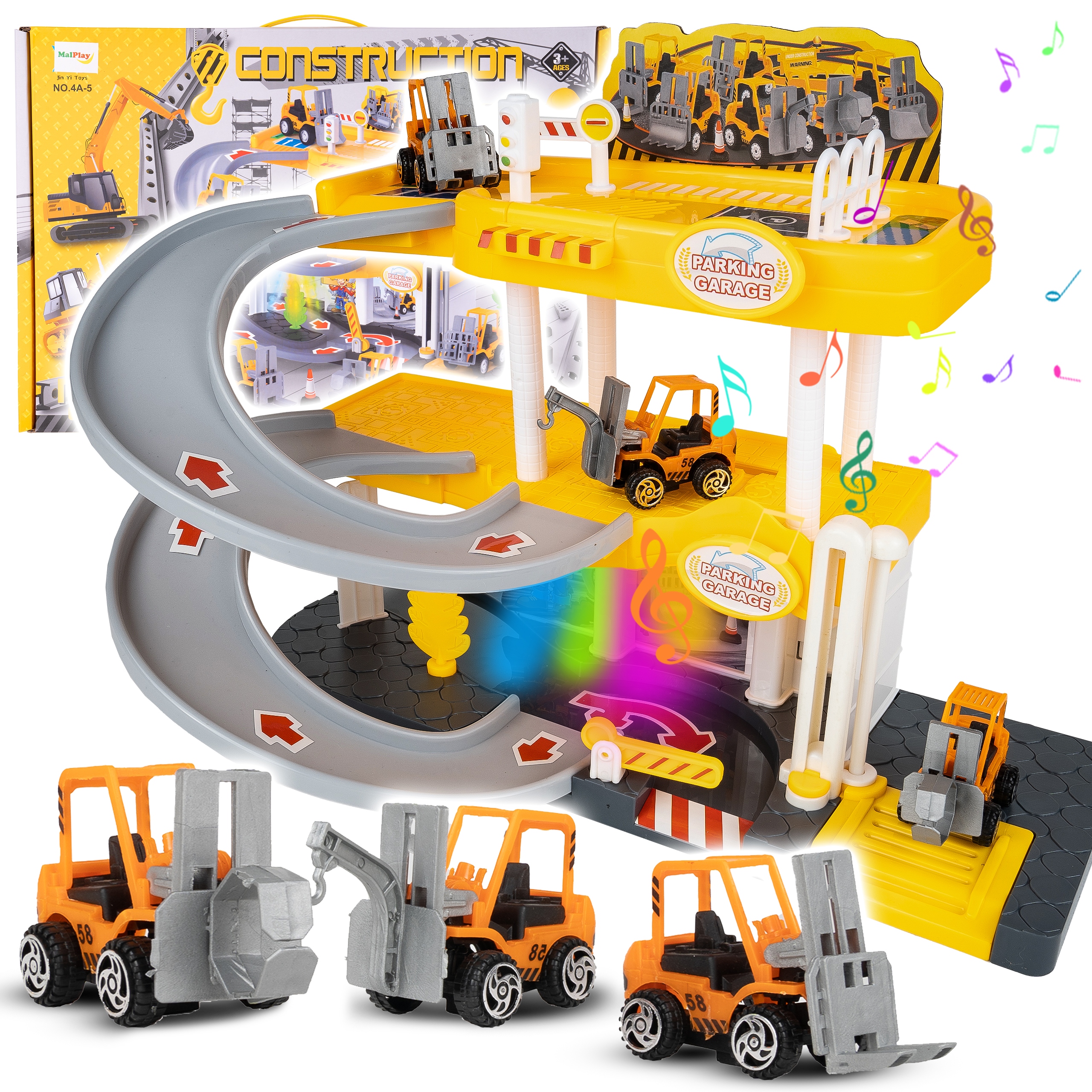 

Parking Garaż Pietrowy 3 Pojazdy Budowlane Dźwiek