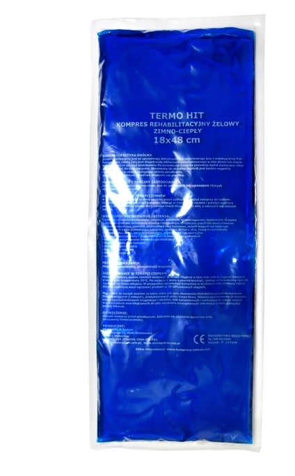 

Okład Żelowy Ciepło Zimno Kompres Medyczny 48x18cm