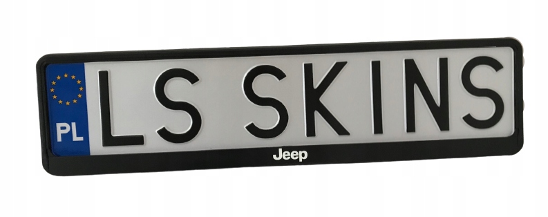 

Ramka Tablicy Rejestracyjnej Jeep 2 sztuki