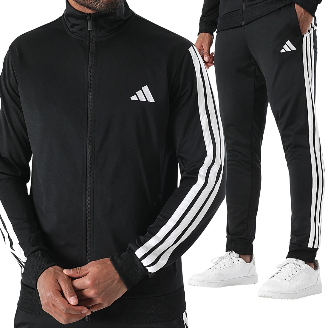Adidas Teplákovka Pánský komplet Kalhoty a Mikina Sportovní tréninková Pánská Klasika