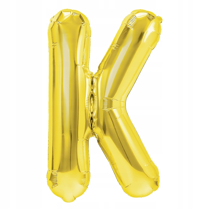 

Balon Foliowy złota litera K 40 cm Litery Balony