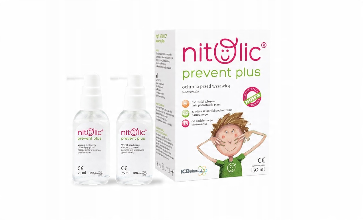 

Pipi Nitolic Prevent Plus 150 ml spray na wszawicę