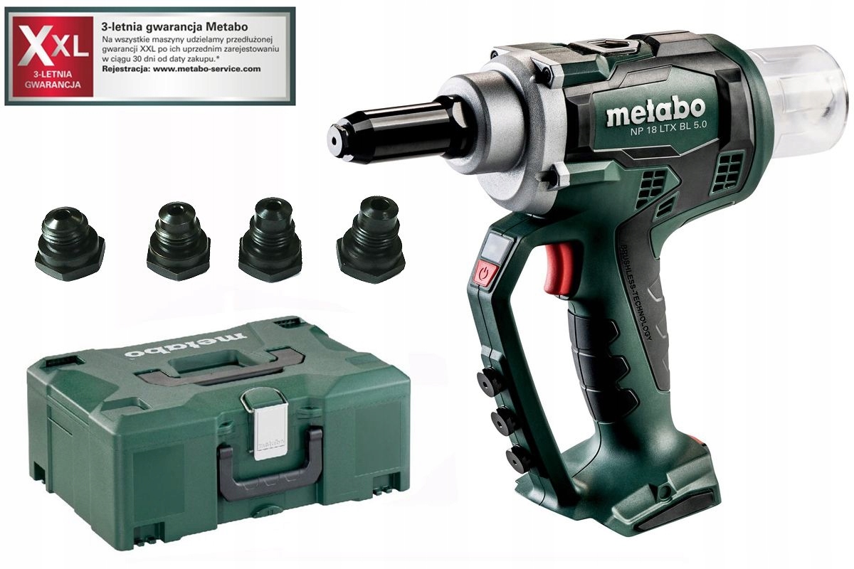 NITOWNICA AKUMULATOROWA NP 18 LTX BL 5.0 METABO Kod producenta 619002840