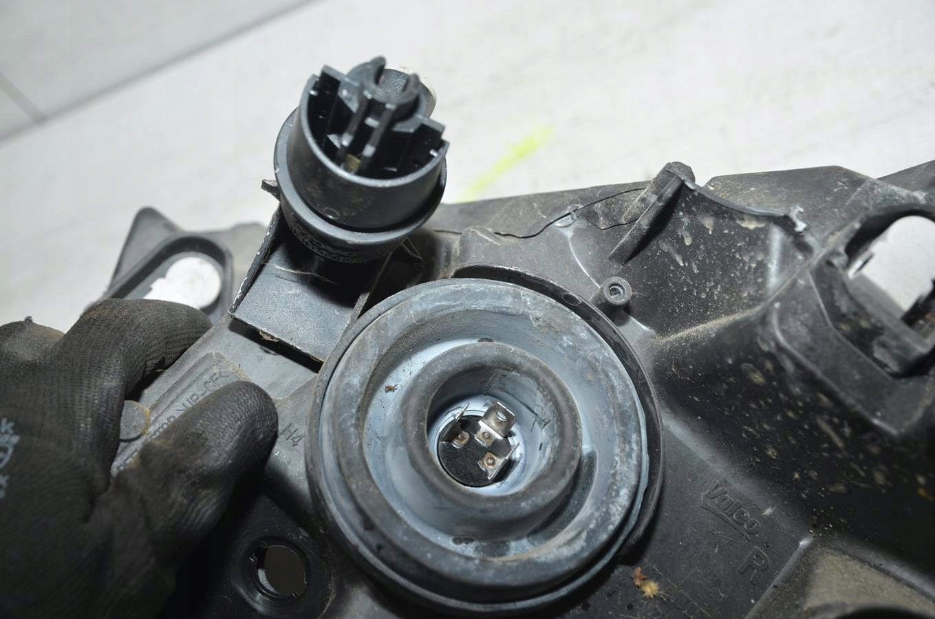light right front damaged Dacia LODGY
