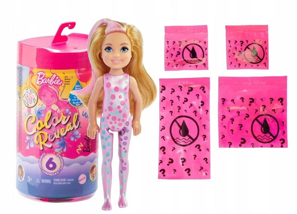 

Barbie Chelsea Kolorowa Niespodzianka Imprezowa
