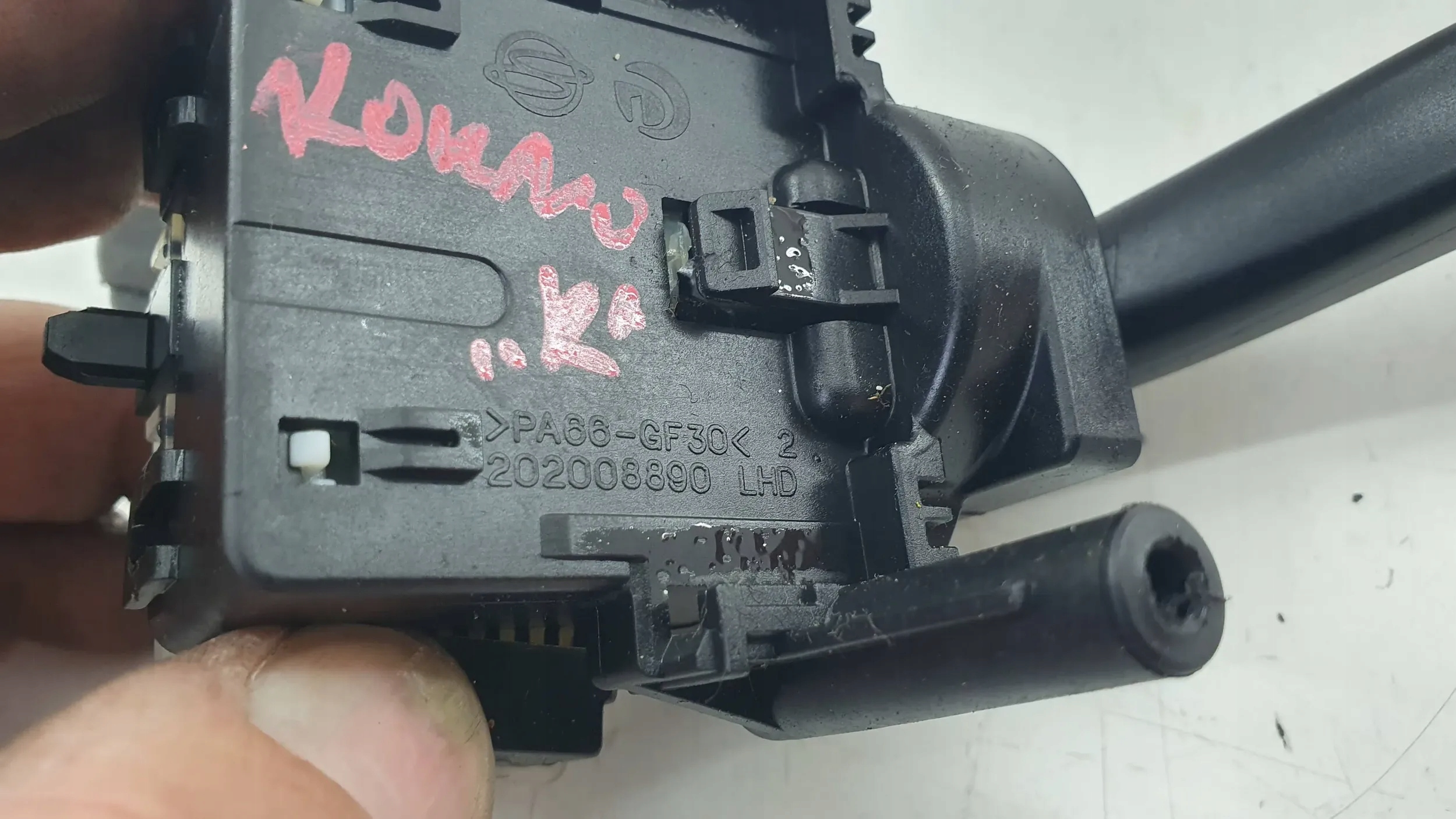 SsangYong Korando 3 III 10- manetka right of wipers switch