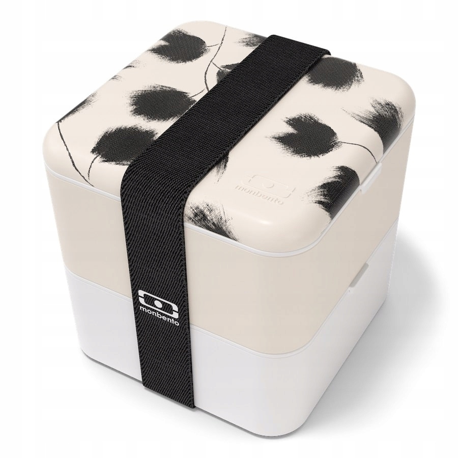 Obedový box Monbento Square Graphic Plume