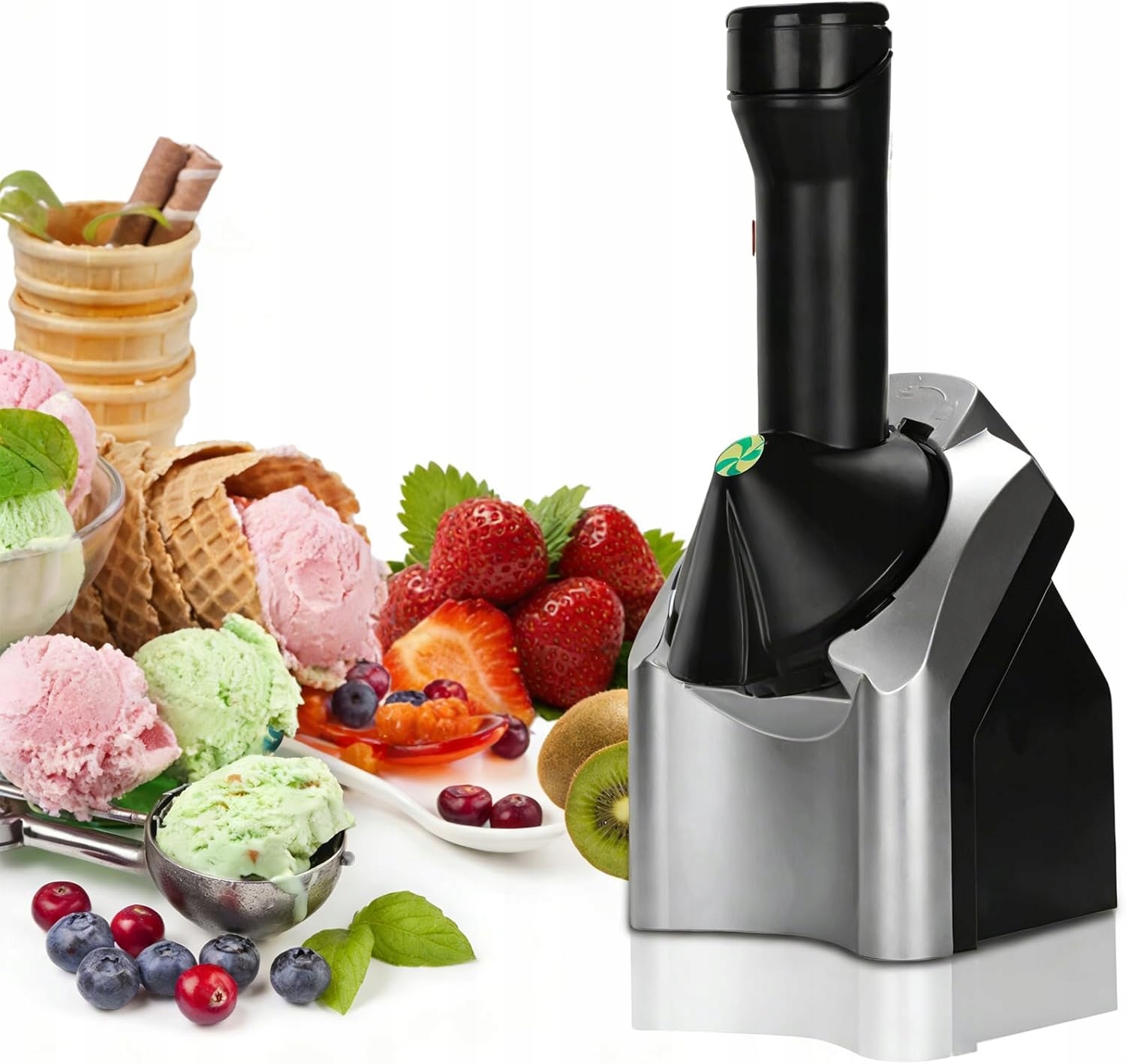 Maszyna Do Lodów Automatyczna 70W Do Domu Do Zdrowych Lodów I Sorbetów