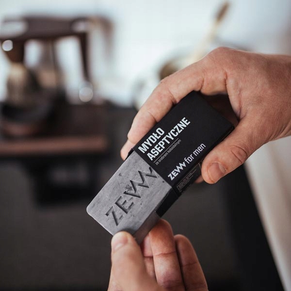 ZEW for men Mydło Aseptyczne do Ciała ze Srebrem Koloidalnym 85ml Rodzaj kostka
