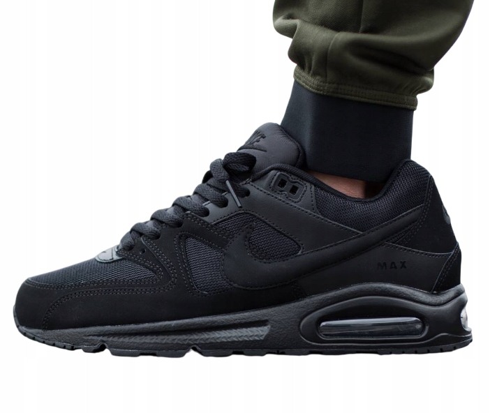 Nike Air Max Command Pánské adidasy 9 Černé 0Sportovní Odpružení Pohodlné