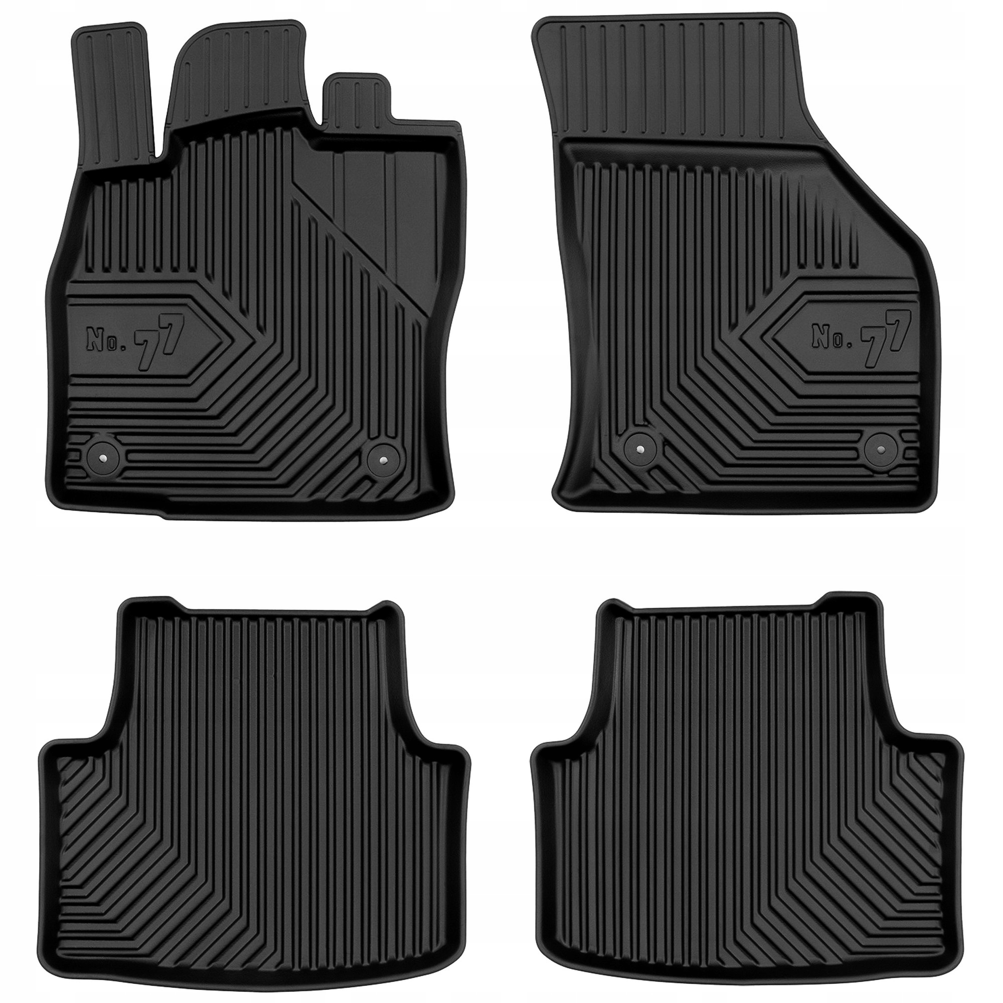 Dywaniki gumowe No.77 do Skoda Octavia III od 2013 pasuje również do wersji