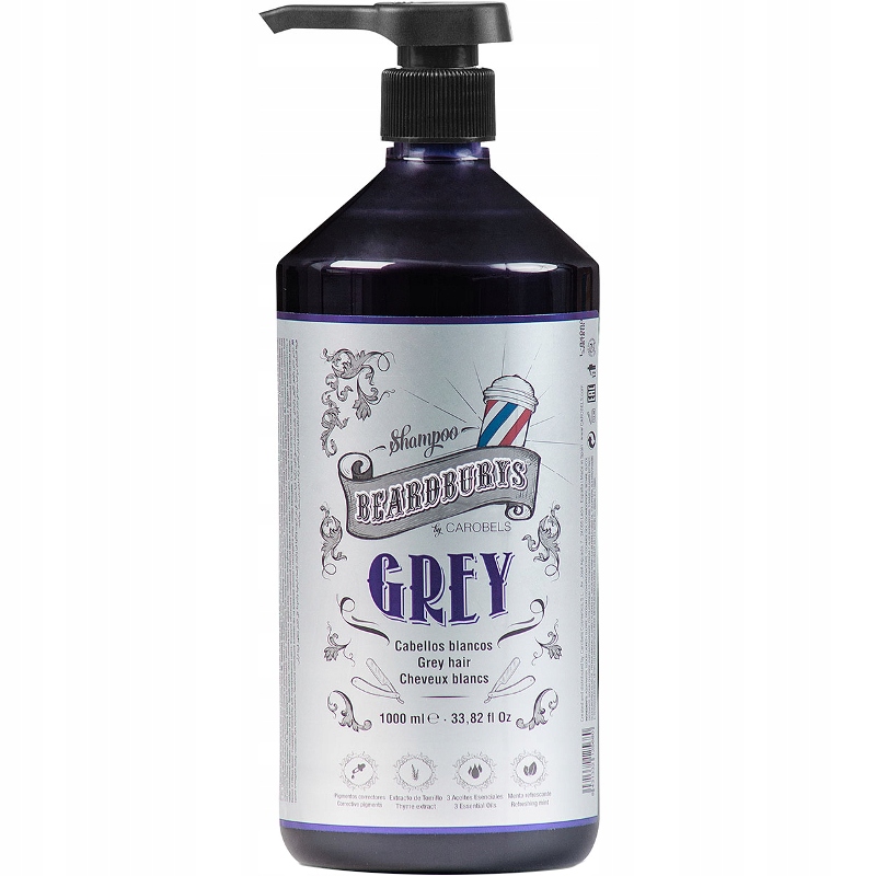 Beardburys Grey szampon do włosów siwych 1000ml