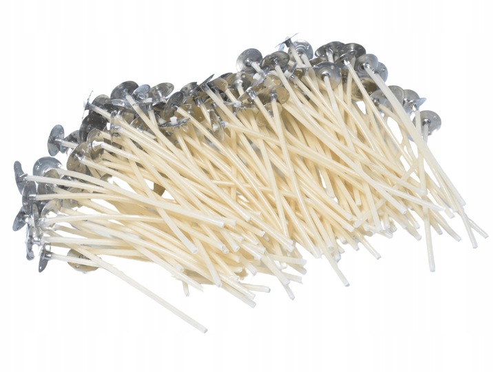 

Knot Knoty do świec wosku z blaszką 8cm 150szt 27N
