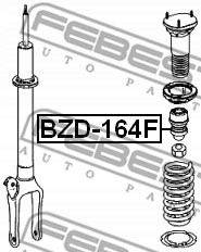 ODBOJNIK ODBÓJ AMORTYZATORA PRZÓD do MERCEDES GL 320 350 Numer katalogowy części BZD-164F