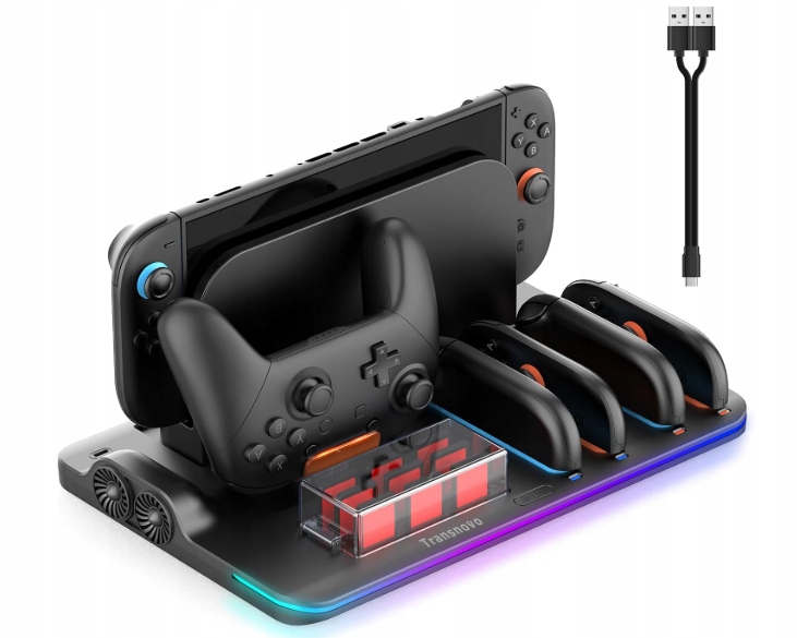 NS2 Joy-cons Controller Charger Transnovo Stacja ładująca Switch 2 R17