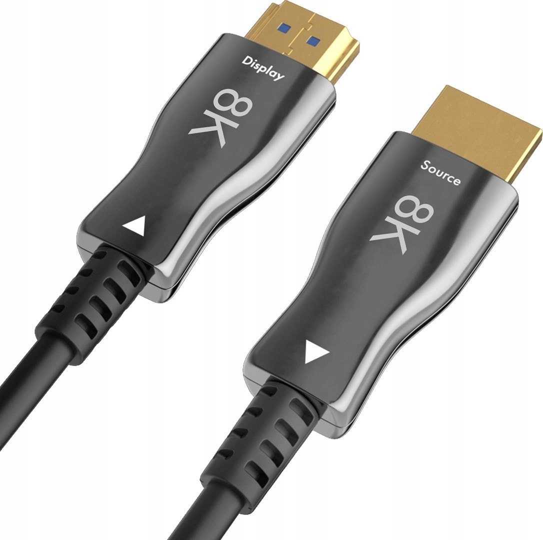 Kabel Hdmi 2.1 48Gbps 8K/60Hz 4k/120Hz Aoc Optyczny Uhd Hdr 20m