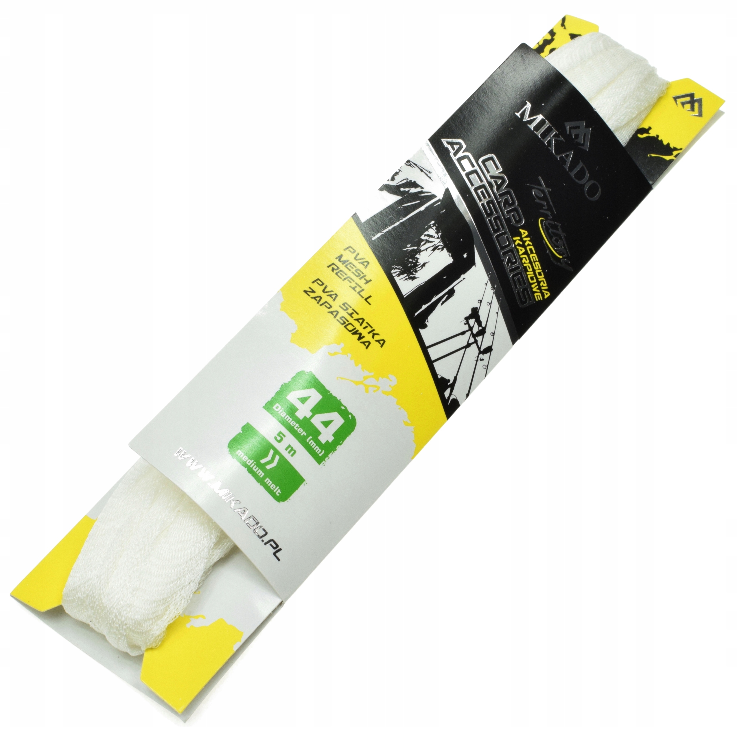 SIATKA ZAPASOWA MIKADO PVA 44 mm 5 m MEDIUM ŚREDNIA