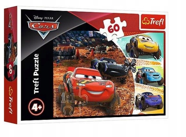 

Puzzle 60 Cars Zygnzak Mcqueen Przyjaciele Trefl