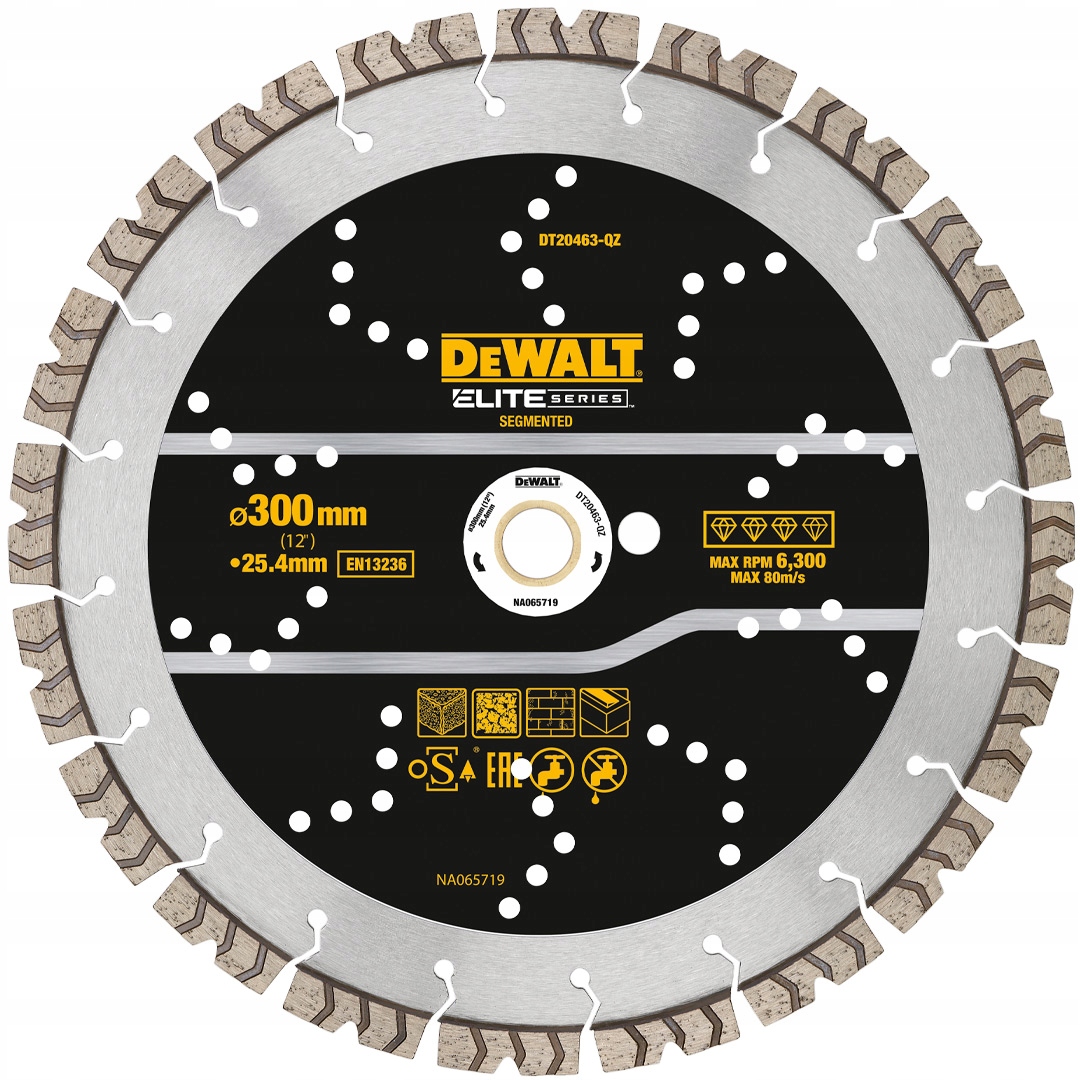 Diamantový Diamantový kotouč betonu 300x25,4 mm DeWALT DT20463