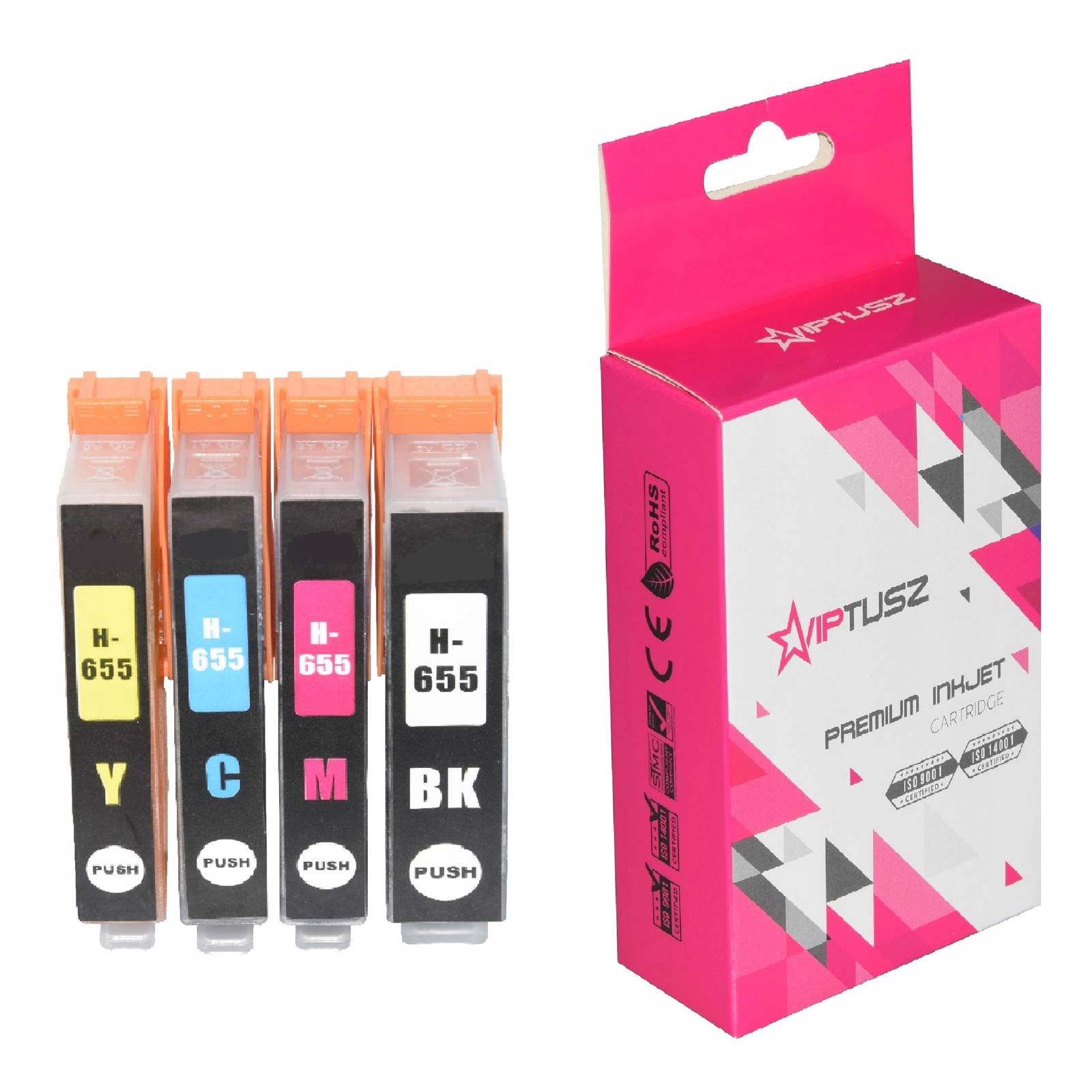 

4x Tusz do Hp DeskJet 3525 4615 5525 655 XL Cmyk