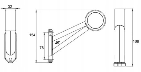 LAMPA OBRYSOWA LED OBRYSÓWKA ROGOWA BIAŁO CZERWONA Typ samochodu Niezdefiniowany