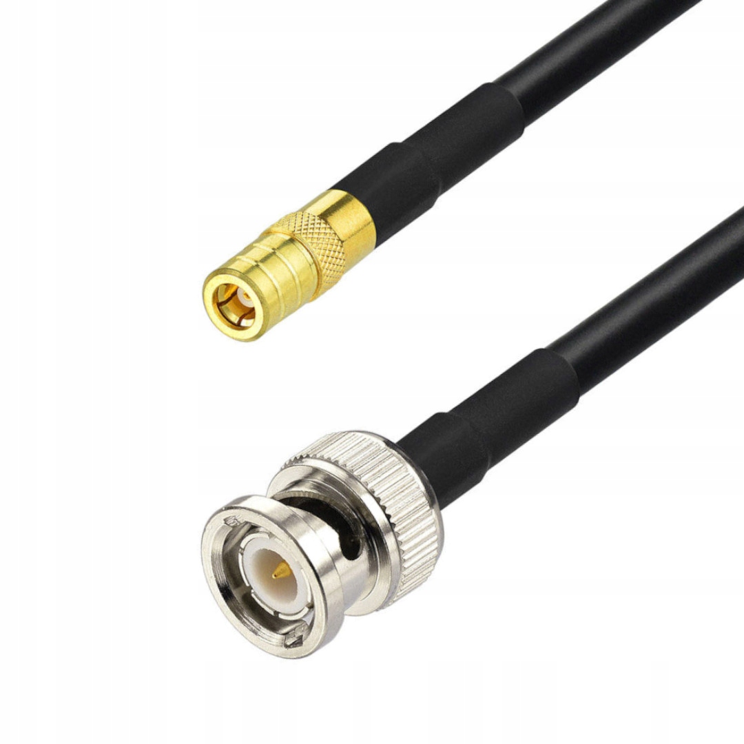 Kabel antenowy Bnc wtyk Smb gniazdo RG58 4m