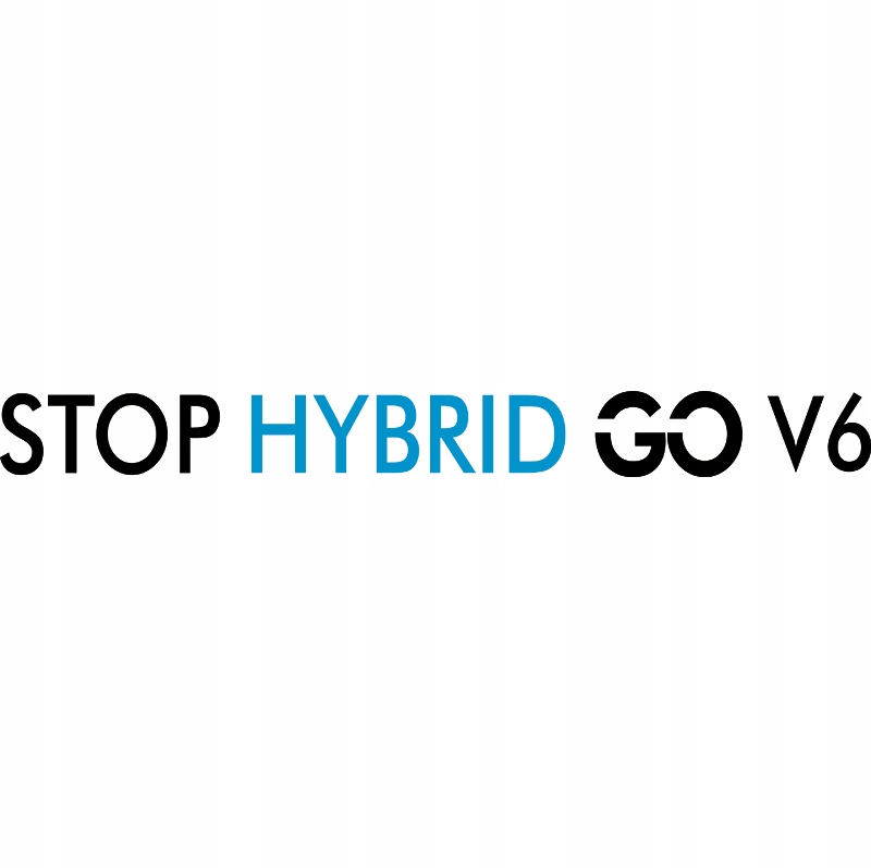

Naklejka na samochód Stop Hybrid Go V6
