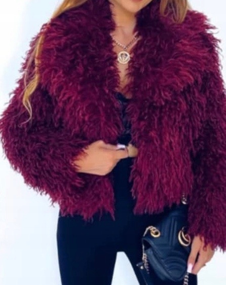 Futerko lama do bioder bordo