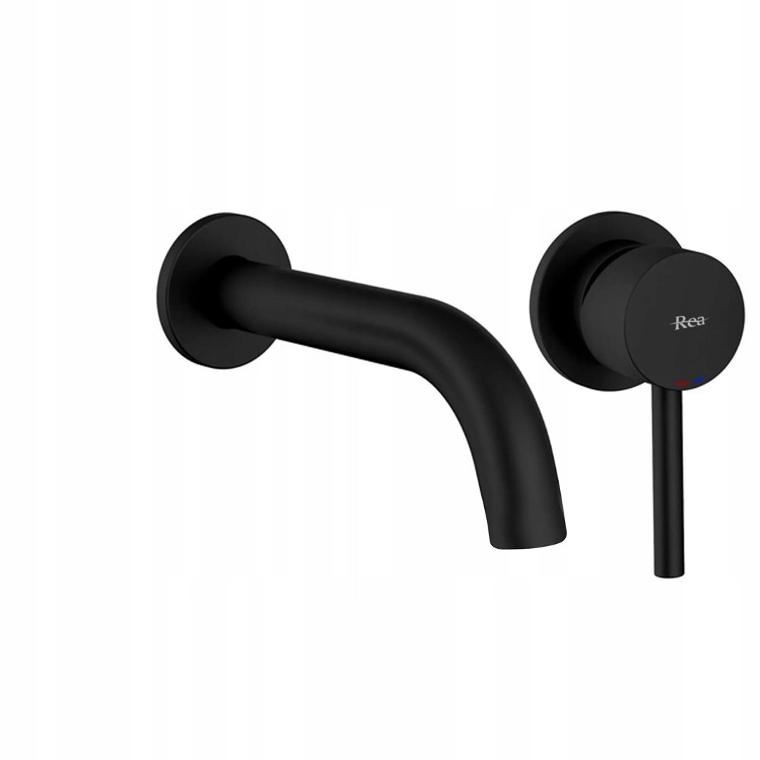 Podomietková Umývadlová Batéria Lungo Čierna Box Rea