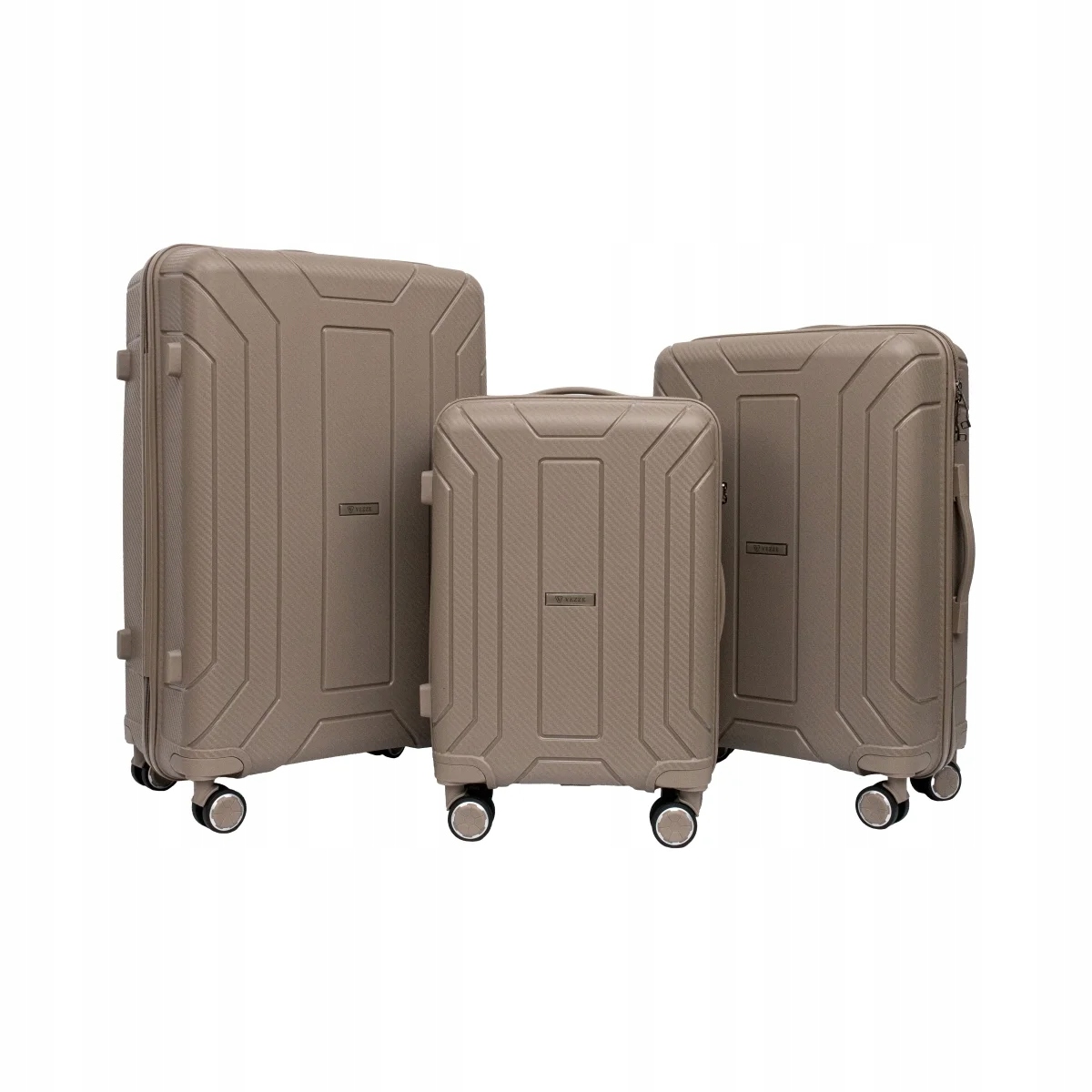 ZESATW WALIZEK TWARDYCH POLICARBON CZTERY KOŁA 360 3W1 Kod producenta POLI SZAMPAN