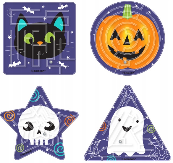 HALLOWEEN - LABIRYNT - GRA ZRĘCZNOŚCIOWA