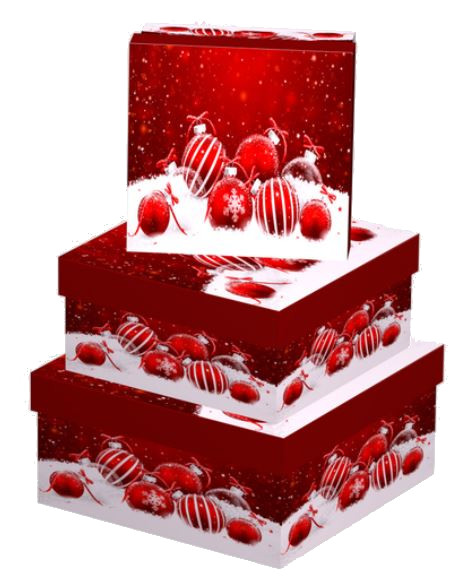 

Pudełko ozdobne zestaw 3 szt świąteczne prezenty