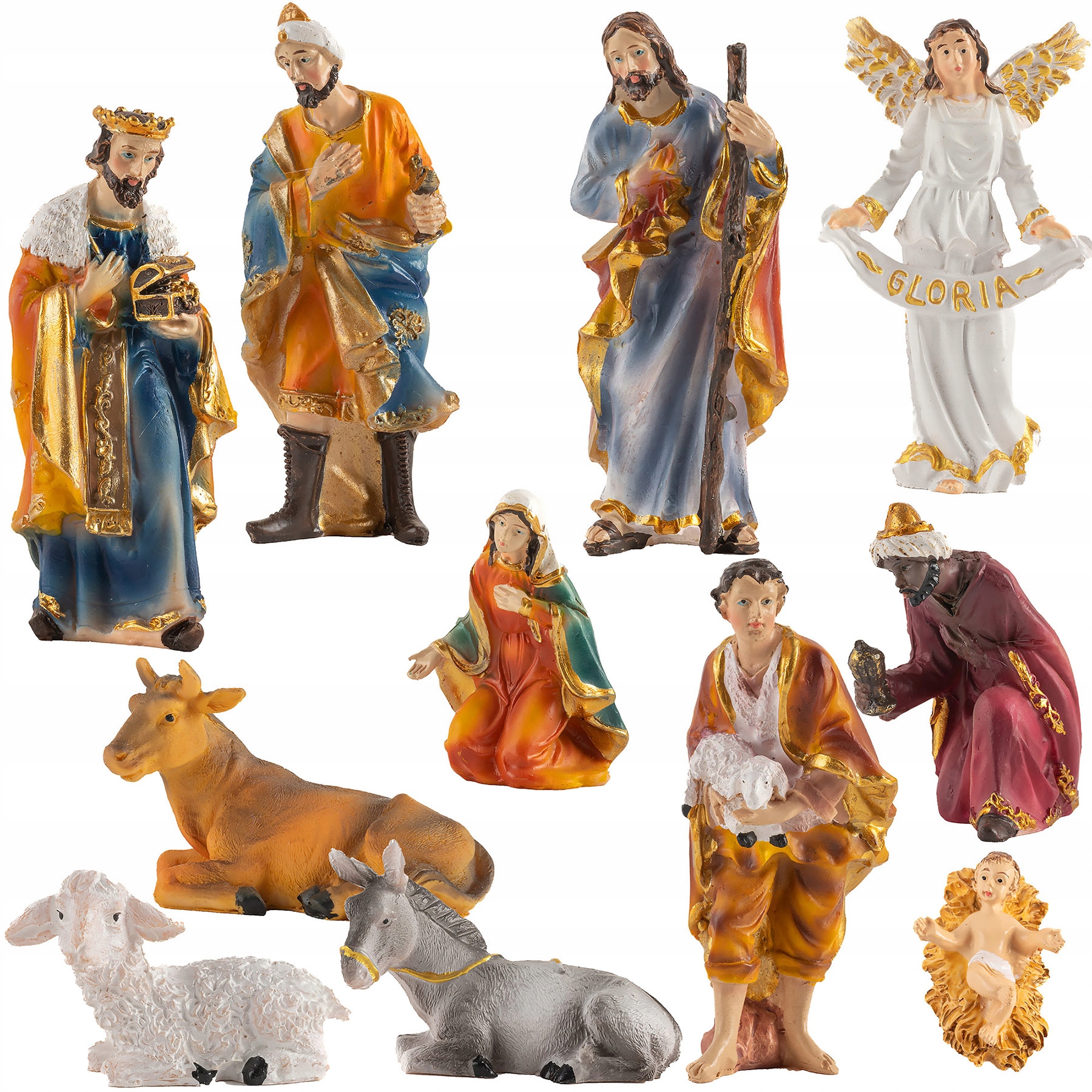 

Szopka Bożonarodzeniowa Figurki 12cm do szopki