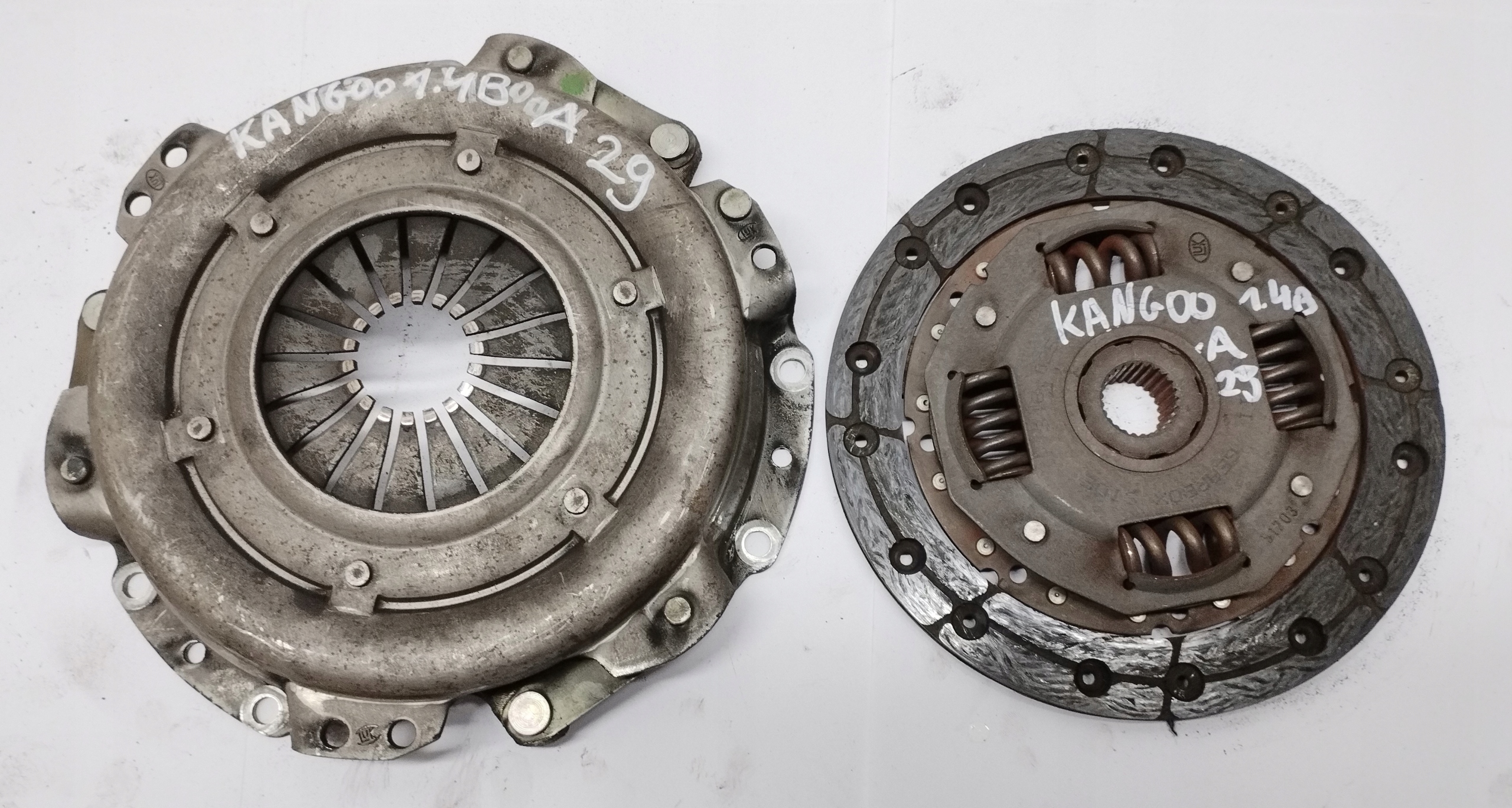 Sprzeglo docisk z tarcza Renault Kangoo 1.4B