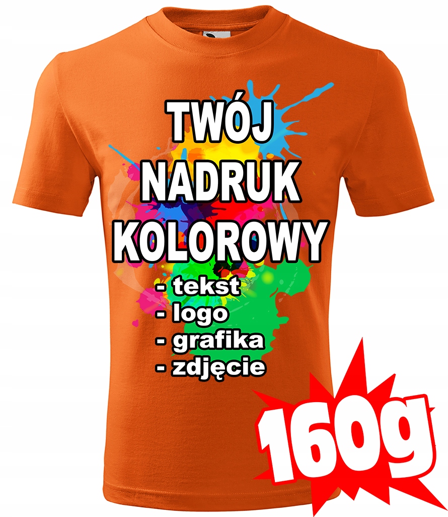 

Koszulka Z Własnym Nadrukiem męska L u011