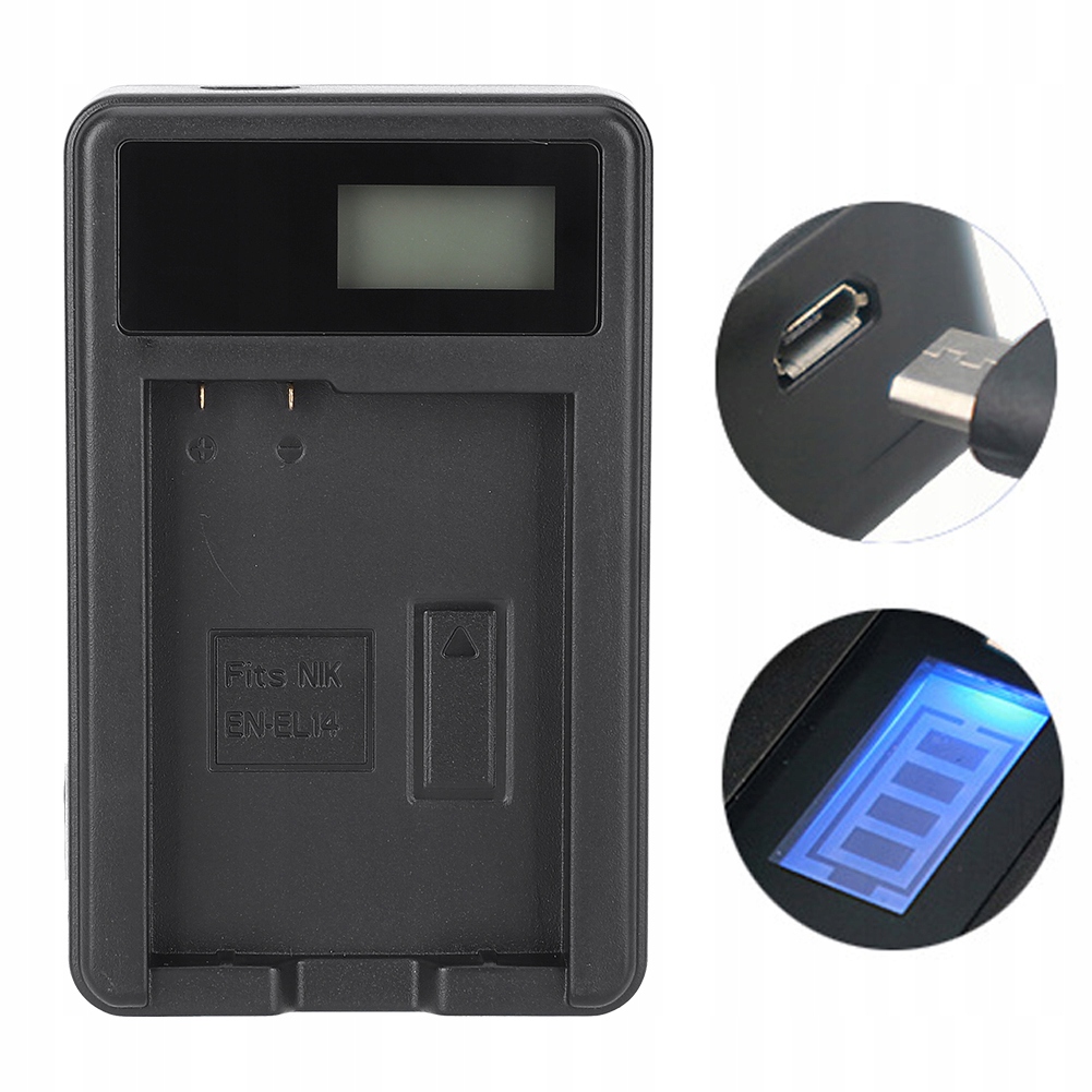 ŁADOWARKA USB LCD DO NIKON D5100 D3100 D3200 Marka Inna