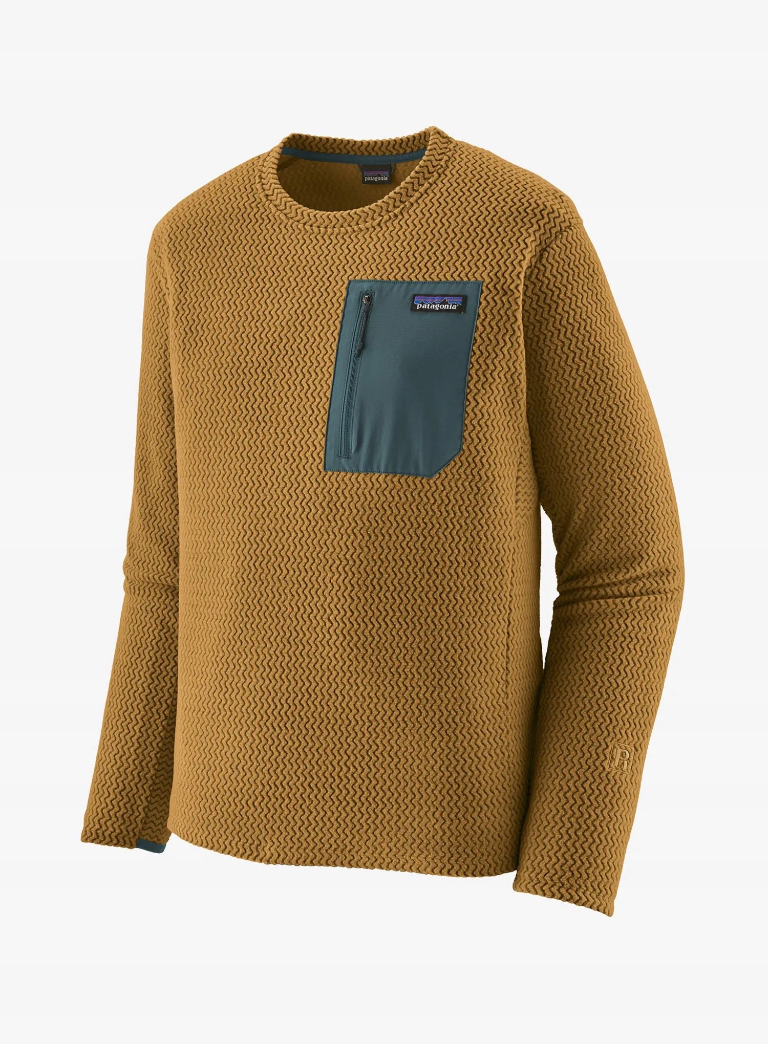 Bluza bez kaptura Patagonia R1 Air Crew bobcat brown M