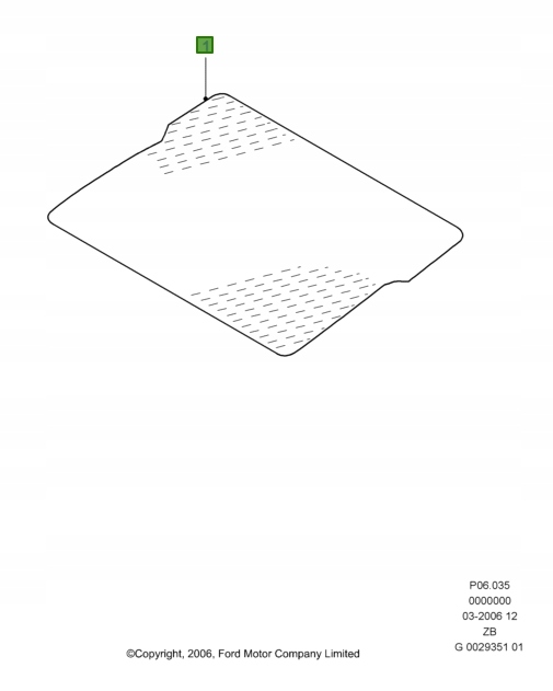 MATA BAGAŻNIKA GUMOWA FORD S-MAX Mk1 5-OSOBOWY Stan opakowania oryginalne