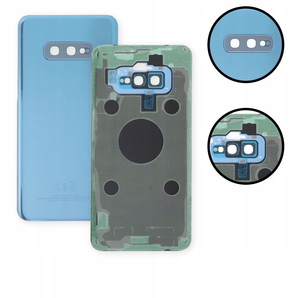 Tylna klapka, tylne szkło do Samsung Galaxy S10e, niebieska