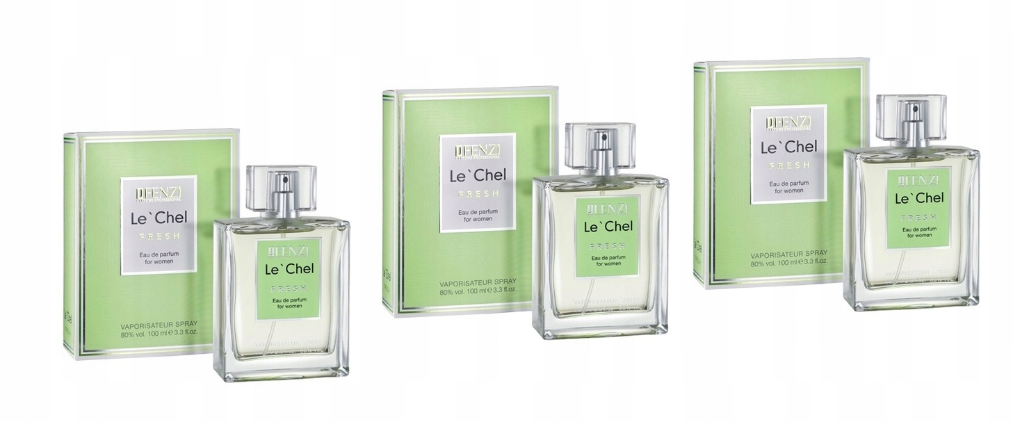 JFenzi Le'Chel Fresh 3x100ml Edp