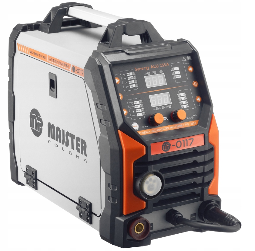 Spawarka inwerterowa 255A Aluminium, Mig Flux Mma Tig Alu migomat Synergia