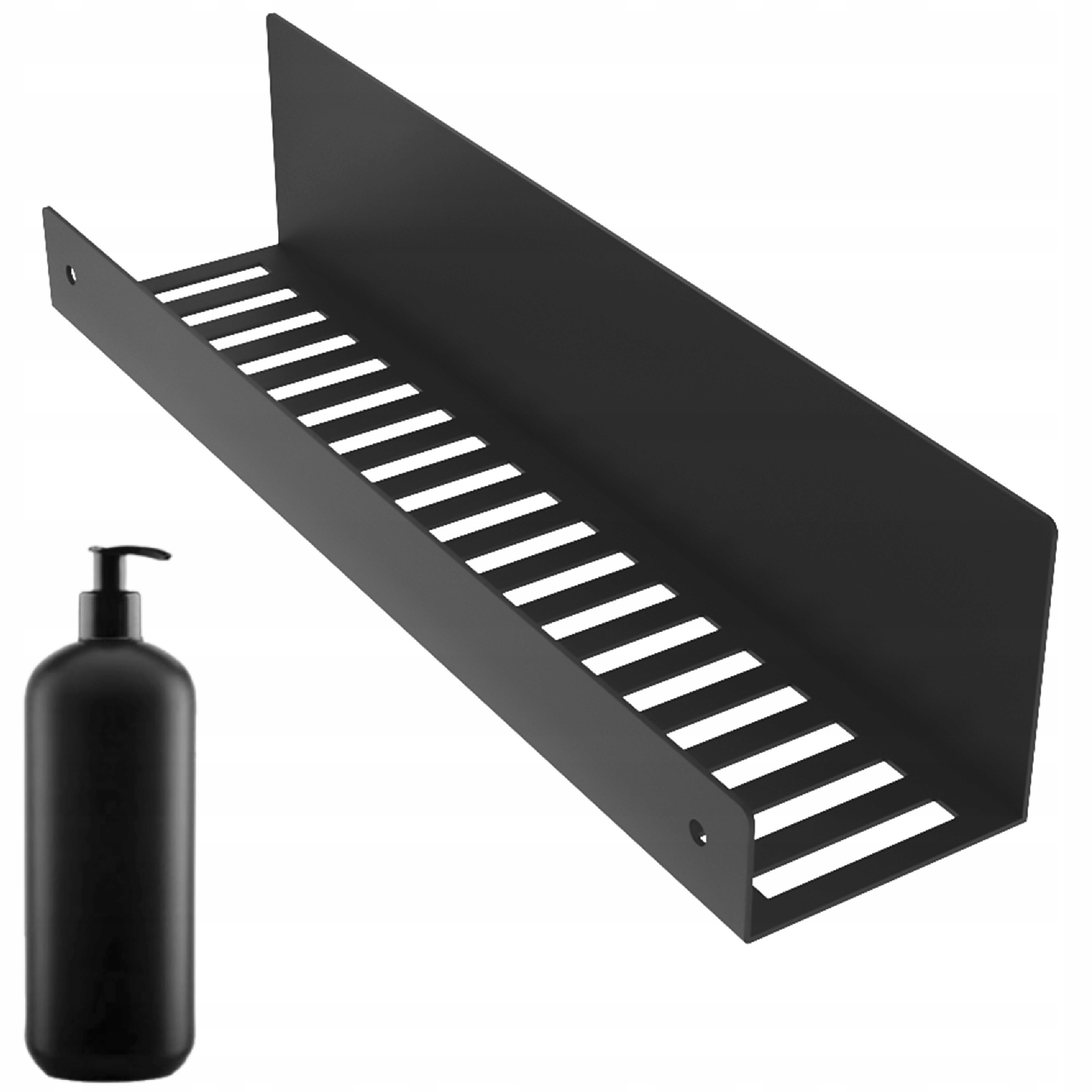 

Półka wisząca do łazienki 60cm dozownik