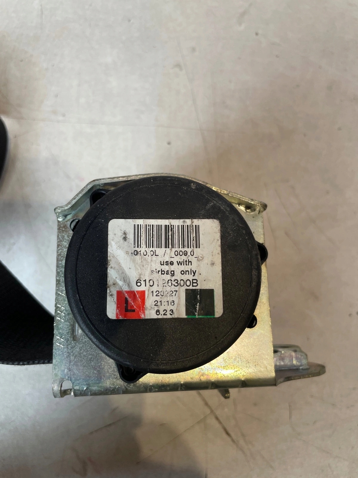 tension belt safety front front left BMW F10