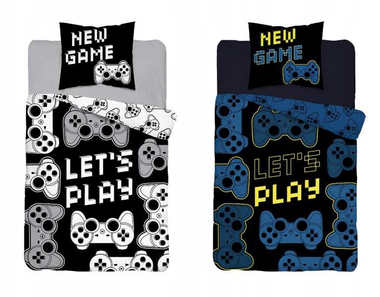 

Komplet pościeli 140x200cm Gamer Pad świeci fluo