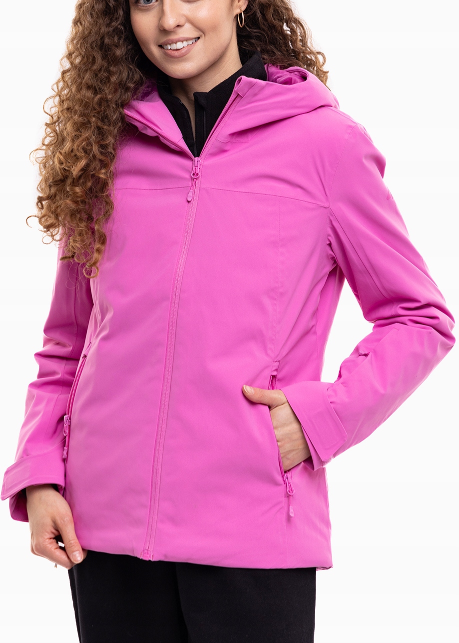 4F Dámská bunda s kapucí lyžařská péřová zimní vel. XXL